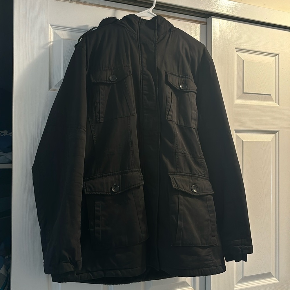 Women’s Sherpa Lined Jacket With Detachable Hood